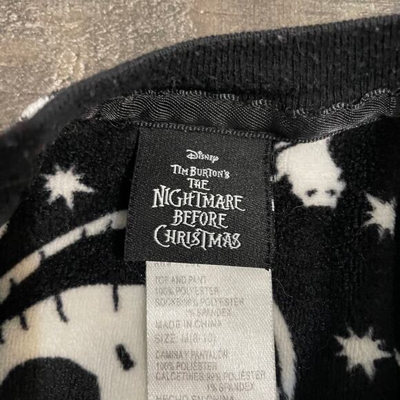 Disney The Nightmare Before Christmas Pajama Set Women’s Black Size M (8-10) PJs - Picture 5 of 11